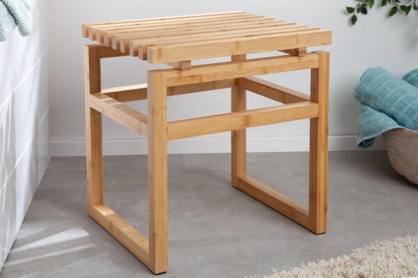 BAMBOO SPA barna bambusz hokedli