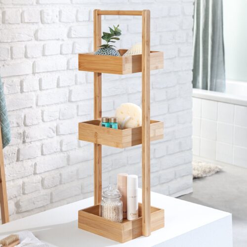 BAMBOO SPA barna bambusz fürdőszoba szekrény BAMBOO SPA barna bambusz fürdőszoba szekrény