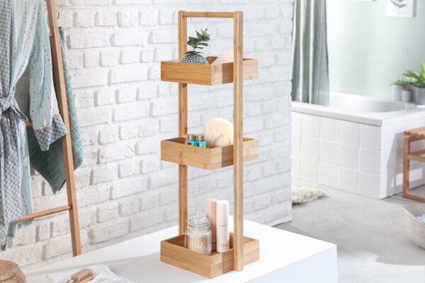 BAMBOO SPA barna bambusz fürdőszoba szekrény
