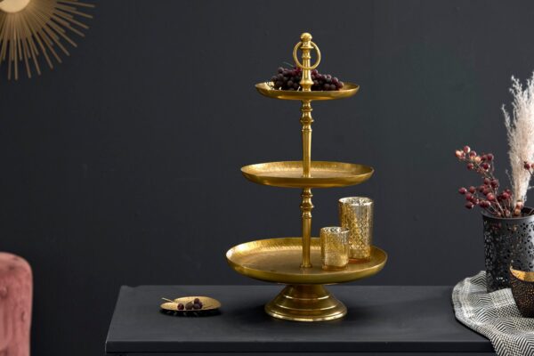 ORIENT arany alumínium kínálótál 50 cm ORIENT arany alumínium kínálótál 50 cm