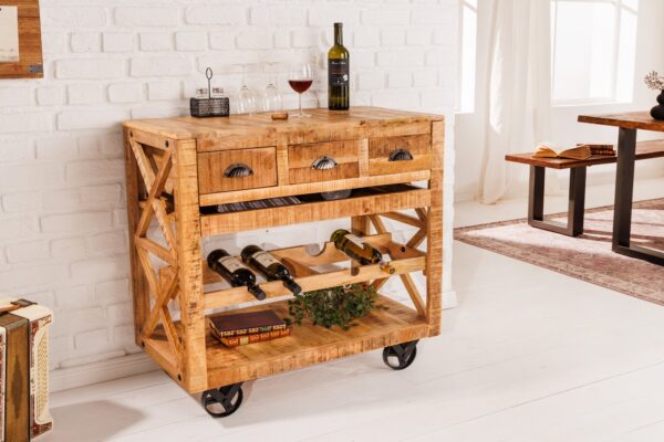BODEGA III barna mangófa bortartó 90 cm BODEGA III barna mangófa bortartó 90 cm