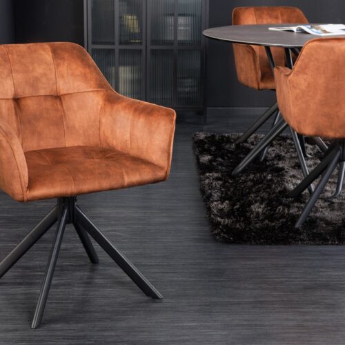 LOFT barna bársony étkezőszék LOFT barna bársony étkezőszék