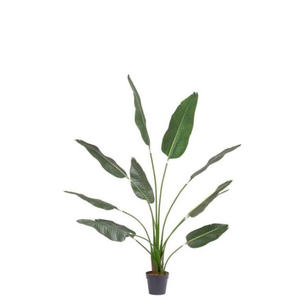 STRELITZIA zöld műanyag művirág