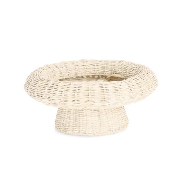 IRELE fehér rattan tálalótál IRELE fehér rattan tálalótál