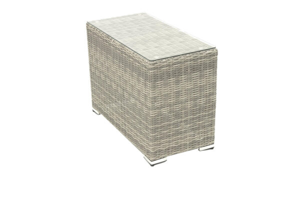 Rattan oldalsó asztal SEVILLE (szürke) Rattan oldalsó asztal SEVILLE (szürke)