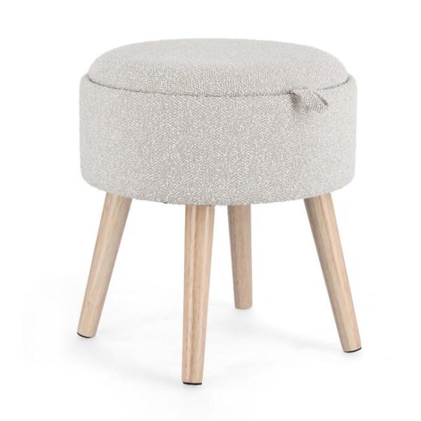 ZOYA törtfehér buklé puff ZOYA törtfehér buklé puff