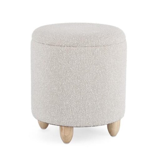 ZENA törtfehér buklé puff ZENA törtfehér buklé puff
