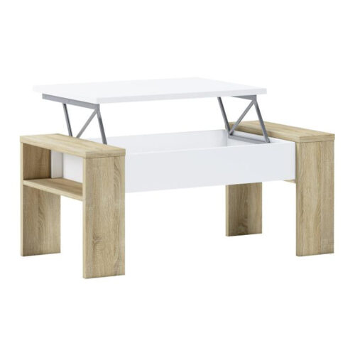 PULA fehér mdf dohányzóasztal PULA fehér mdf dohányzóasztal
