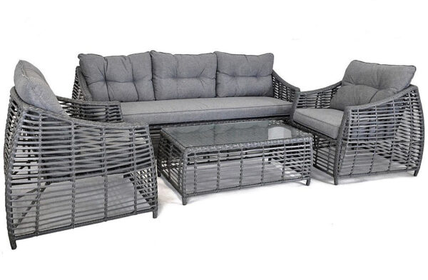 Rattan szerelvény CHARLOTTE (párnák FREE) Rattan szerelvény CHARLOTTE (párnák FREE)