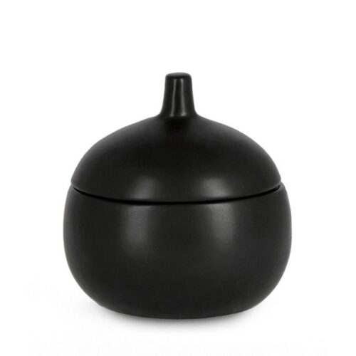CANISTER fekete kerámia gyertya