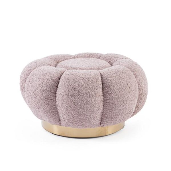 FLOREL ezüst buklé puff FLOREL ezüst buklé puff