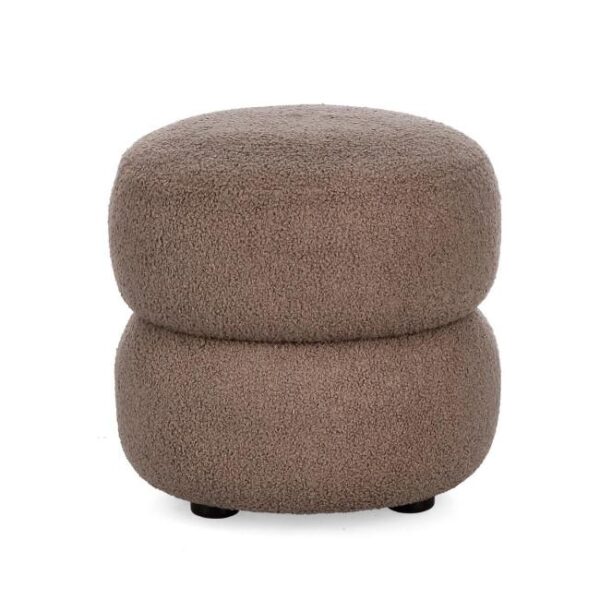 GABBY barna szövet puff GABBY barna szövet puff
