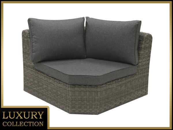 Rattan sarok rész BORNEO LUXURY (szürke) Rattan sarok rész BORNEO LUXURY (szürke)