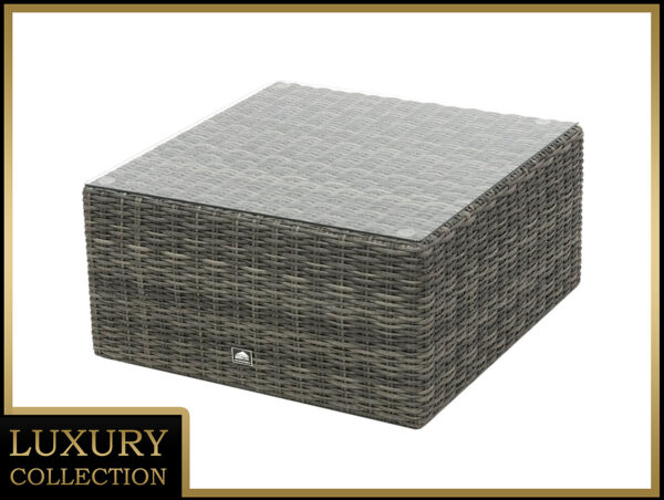 Rattan puff 73 x 73 cm BORNEO LUXURY (szürke) Rattan puff 73 x 73 cm BORNEO LUXURY (szürke)