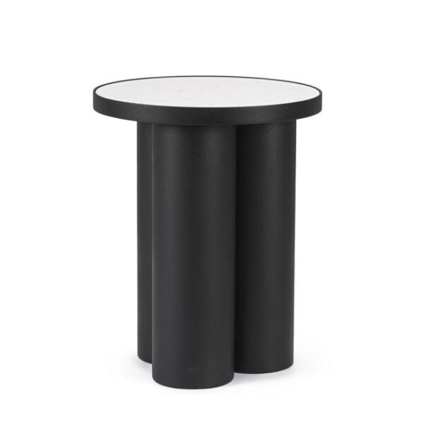 RONDEL fekete fém dohányzóasztal RONDEL fekete fém dohányzóasztal