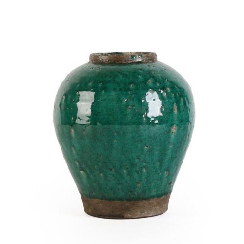 RUNE zöld terracotta kaspó