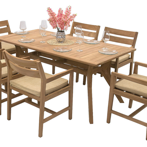 Teak kerti elrendezés WINSTON 1+6