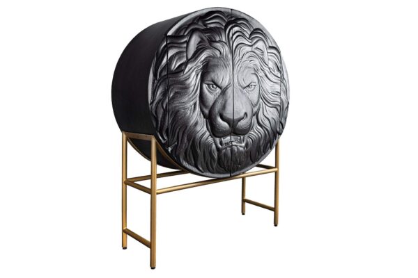 LION fekete mangófa tálalószekrény LION fekete mangófa tálalószekrény