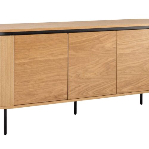 ATELIER barna tölgyfa furnér komód 160 cm
