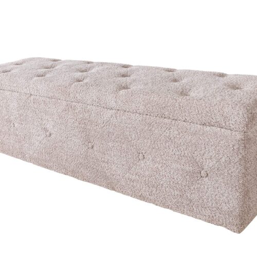 EXTRAVAGANCIA pezsgőszín bouclé ülőpad 140cm EXTRAVAGANCIA pezsgőszín bouclé ülőpad 140cm