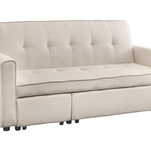SMART 2 személyes bézs kord kanapéágy 180cm SMART 2 személyes bézs kord kanapéágy 180cm