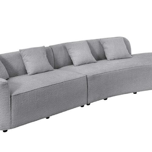 ATELIER L XXL szürke buklé kanapé ATELIER L XXL szürke buklé kanapé