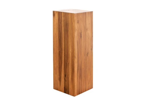 COLUMNA barna akácfa lerakóasztal 75 cm COLUMNA barna akácfa lerakóasztal 75 cm