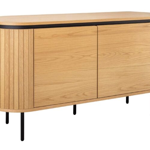 ATELIER barna tölgyfa furnér komód 120 cm