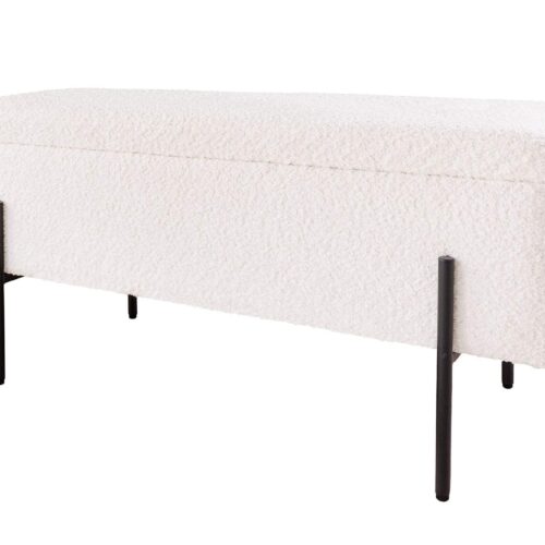 LOFT fehér bouclé ülőpad LOFT fehér bouclé ülőpad