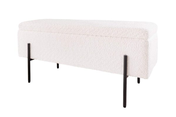 LOFT fehér bouclé ülőpad LOFT fehér bouclé ülőpad