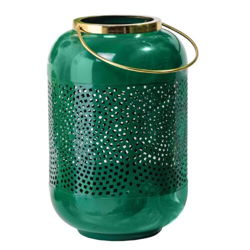 CANDLELIGHT arany zöld lámpás 30cm CANDLELIGHT arany zöld lámpás 30cm