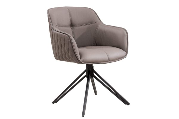 EUPHORIA taupe bőr forgószék EUPHORIA taupe bőr forgószék