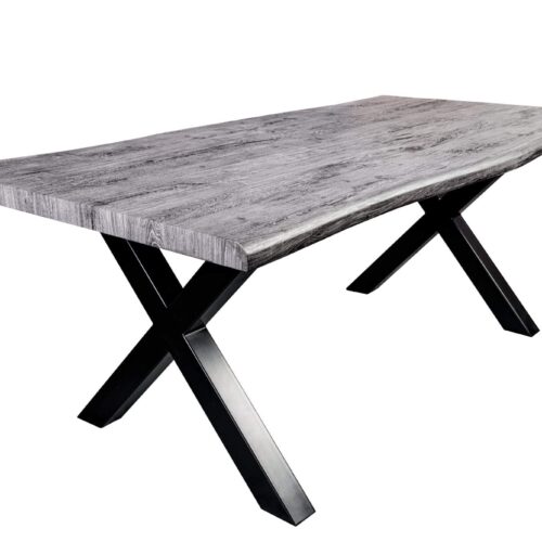 WILD szürke tölgyhatású étkezőasztal 160cm