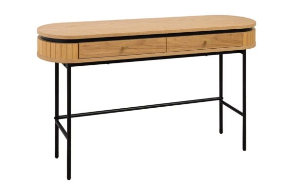 ATELIER barna tölgyfa furnér konzolasztal 120 cm ATELIER barna tölgyfa furnér konzolasztal 120 cm