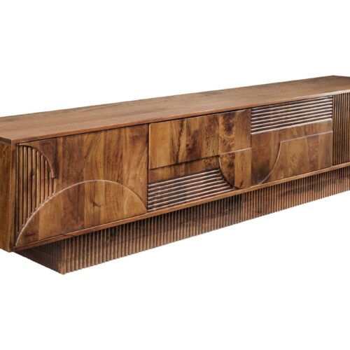 TV ART DECO barna mangófa tv szekrény 200 cm TV ART DECO barna mangófa tv szekrény 200 cm
