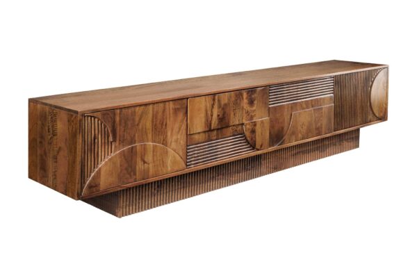 TV ART DECO barna mangófa tv szekrény 200 cm TV ART DECO barna mangófa tv szekrény 200 cm