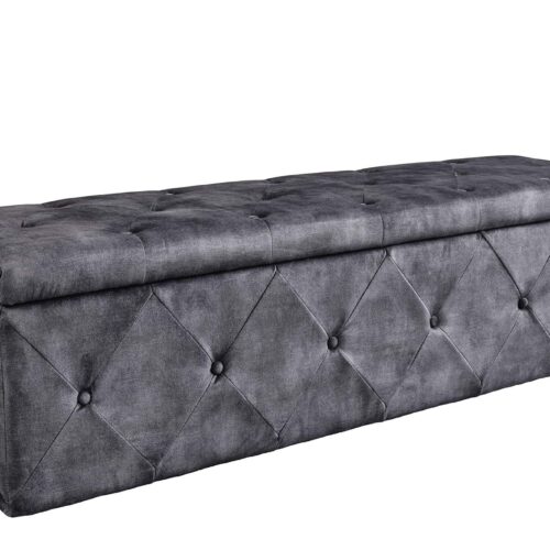 EXTRAVAGANCIA antik szürke mikroszálas ülőpad 140cm EXTRAVAGANCIA antik szürke mikroszálas ülőpad 140cm
