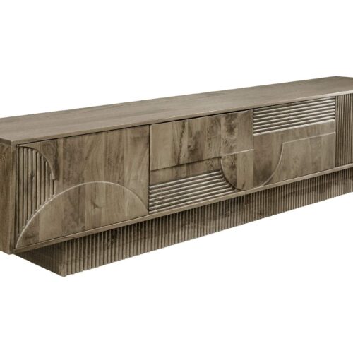 TV ART DECO szürke mangófa tv szekrény 200 cm TV ART DECO szürke mangófa tv szekrény 200 cm