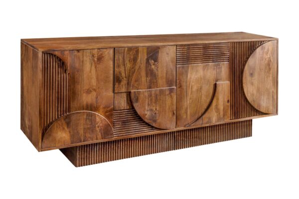 ART DECO barna mangófa komód 170 cm