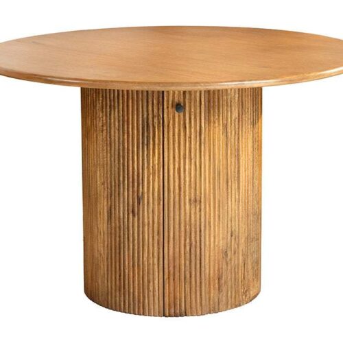 TRES CHIC barna mangófa étkezőasztal 120 cm TRES CHIC barna mangófa étkezőasztal 120 cm