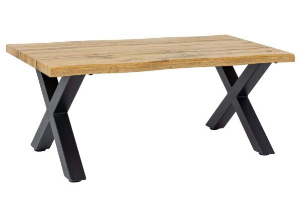 WILD barna tölgyhatású dohányzóasztal 90cm