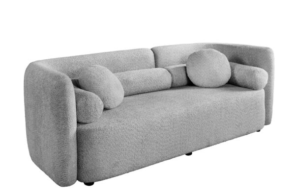 ART DECO szürke buklé kanapé