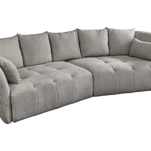 ROYAL XL szürke buklé sarokkanapé ROYAL XL szürke buklé sarokkanapé