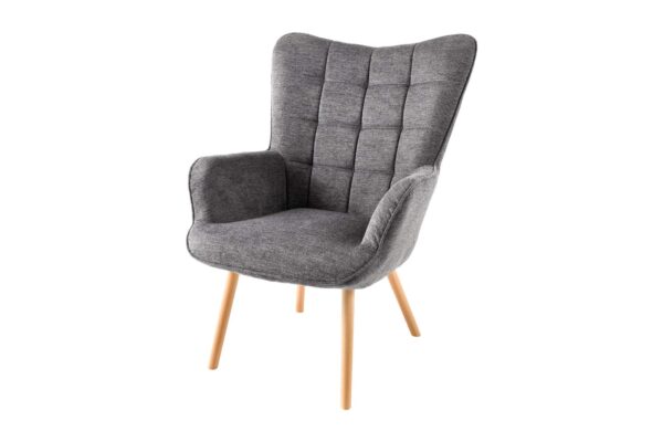 SCANDINAVIA szürke textil kárpit fotel SCANDINAVIA szürke textil kárpit fotel