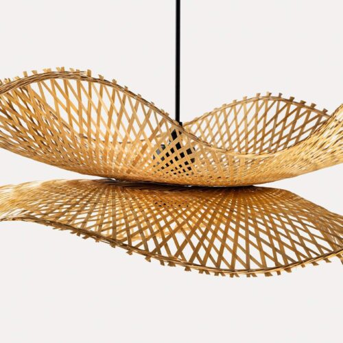 ORGANIC LIVING bambusz függőlámpa 70cm