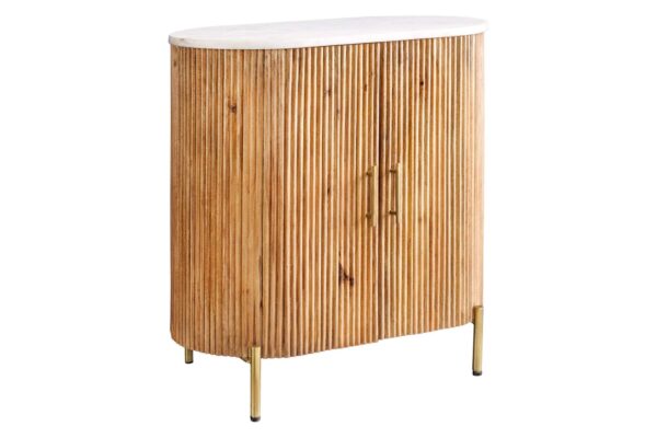 TRES CHIC fehér márvány komód 70 cm TRES CHIC fehér márvány komód 70 cm