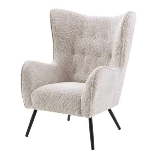 AMSTERDAM greige bouclé fotel AMSTERDAM greige bouclé fotel