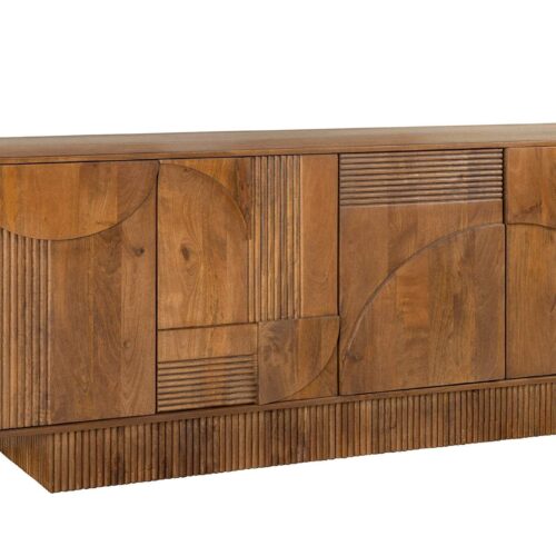 ART DECO barna mangófa komód 170 cm