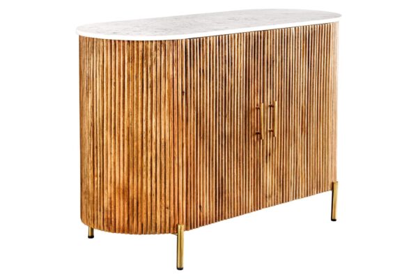 TRES CHIC fehér márvány komód 105 cm TRES CHIC fehér márvány komód 105 cm