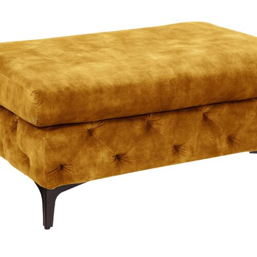 MODERN BAROCK sárga bársony lábtartó MODERN BAROCK sárga bársony lábtartó